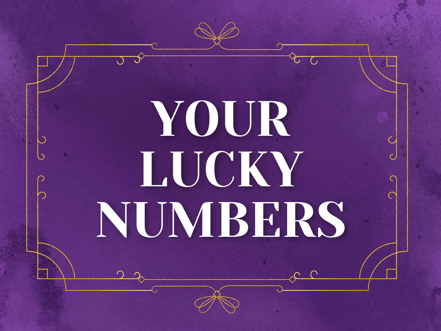 Your Lucky Numbers Reading (Psychic + Tarot)