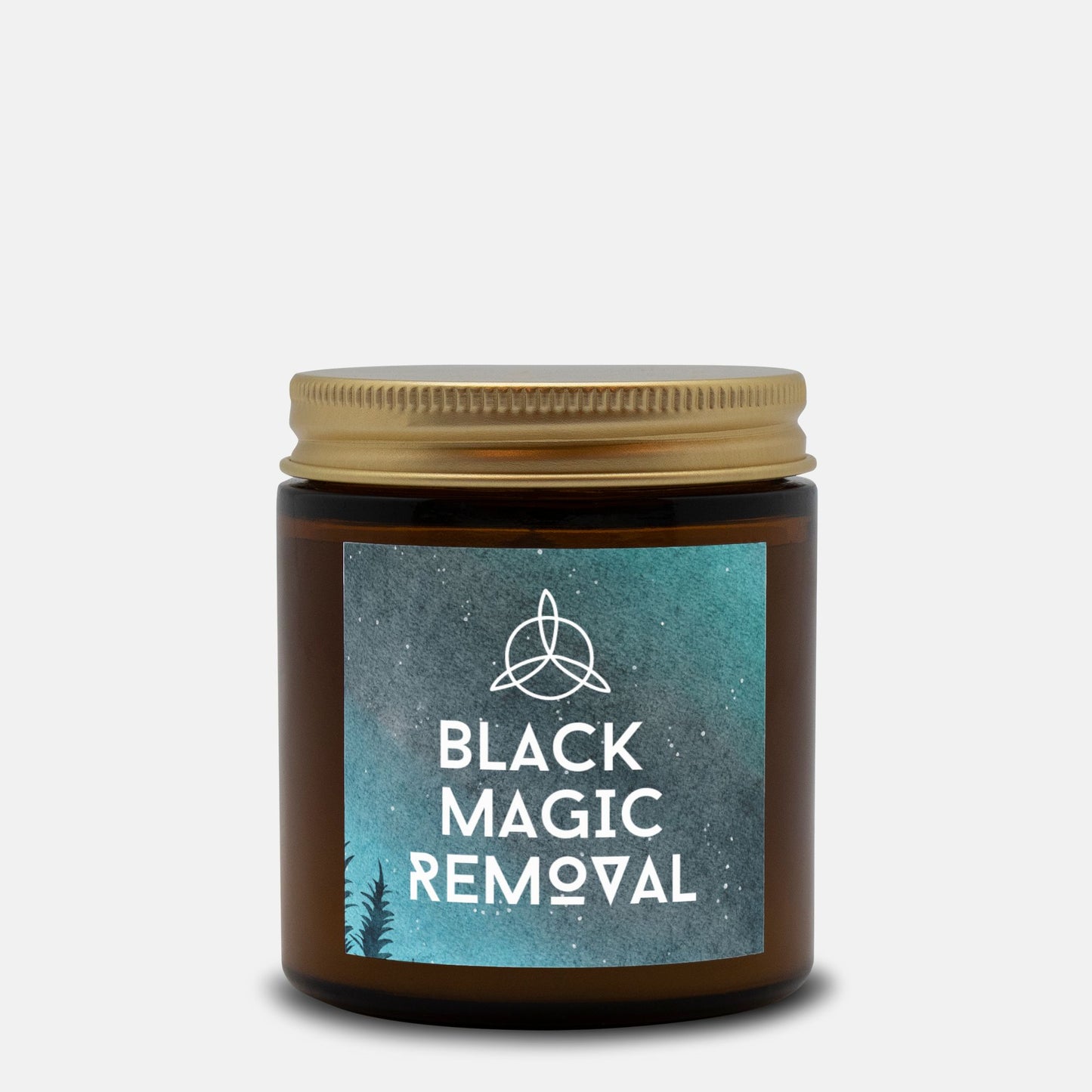 Black Magic Removal - Spell Candle Amber Jar - 4oz