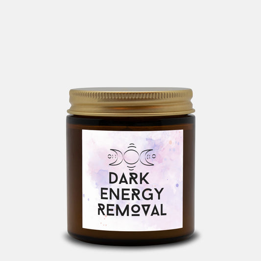 Dark Energy Removal - Spell Candle Jar - 4oz