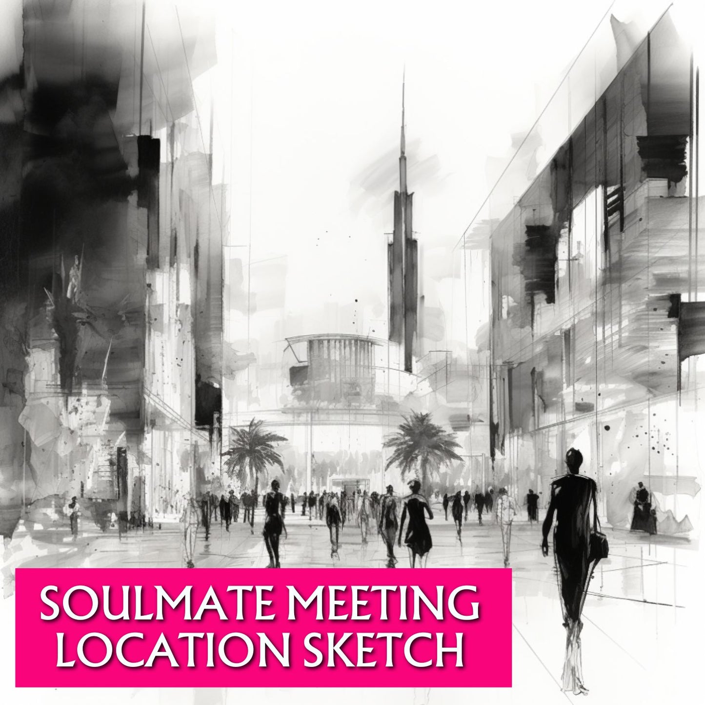 Intuitive Soulmate Meeting Location Sketch