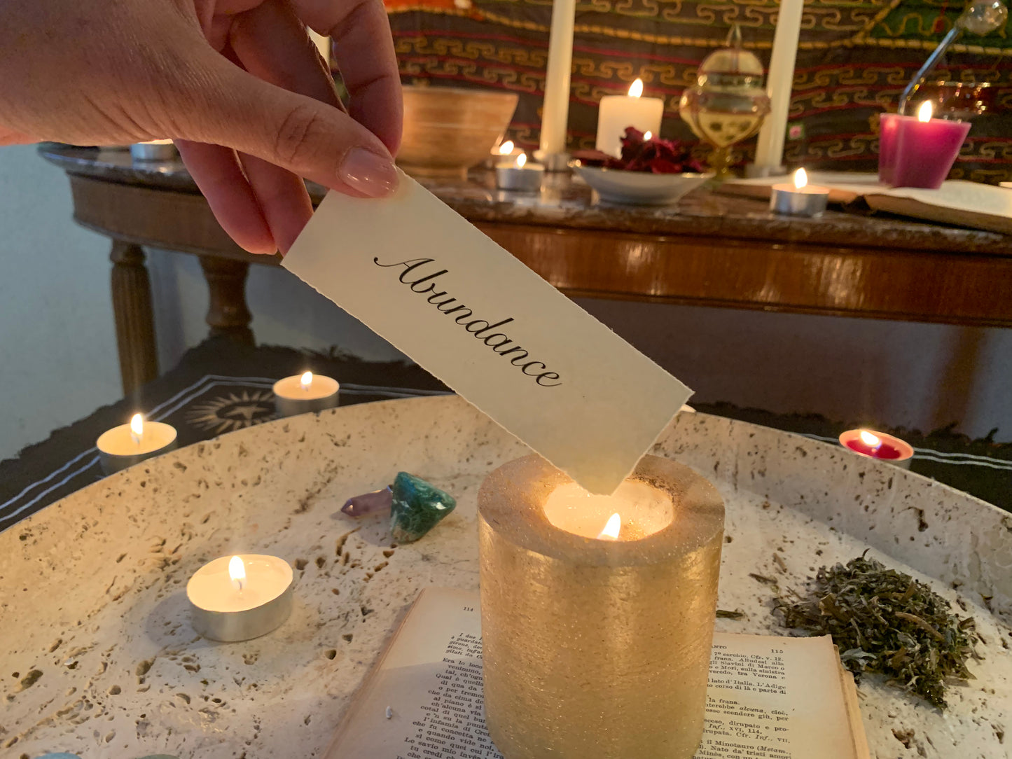 Abundance Manifestation Candle Burning Service