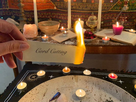 Cord Cutting Candle Burning Service