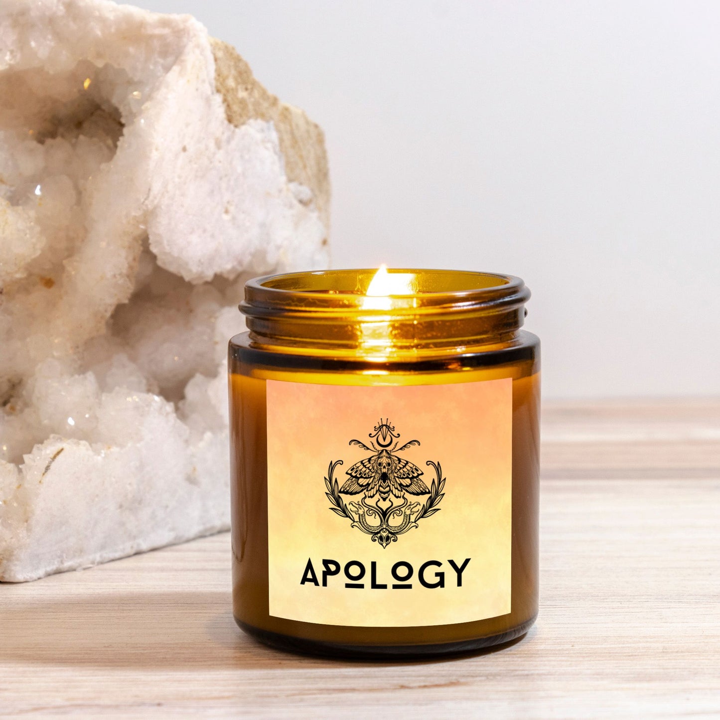 Apology - Spell Candle Amber Jar - 4oz