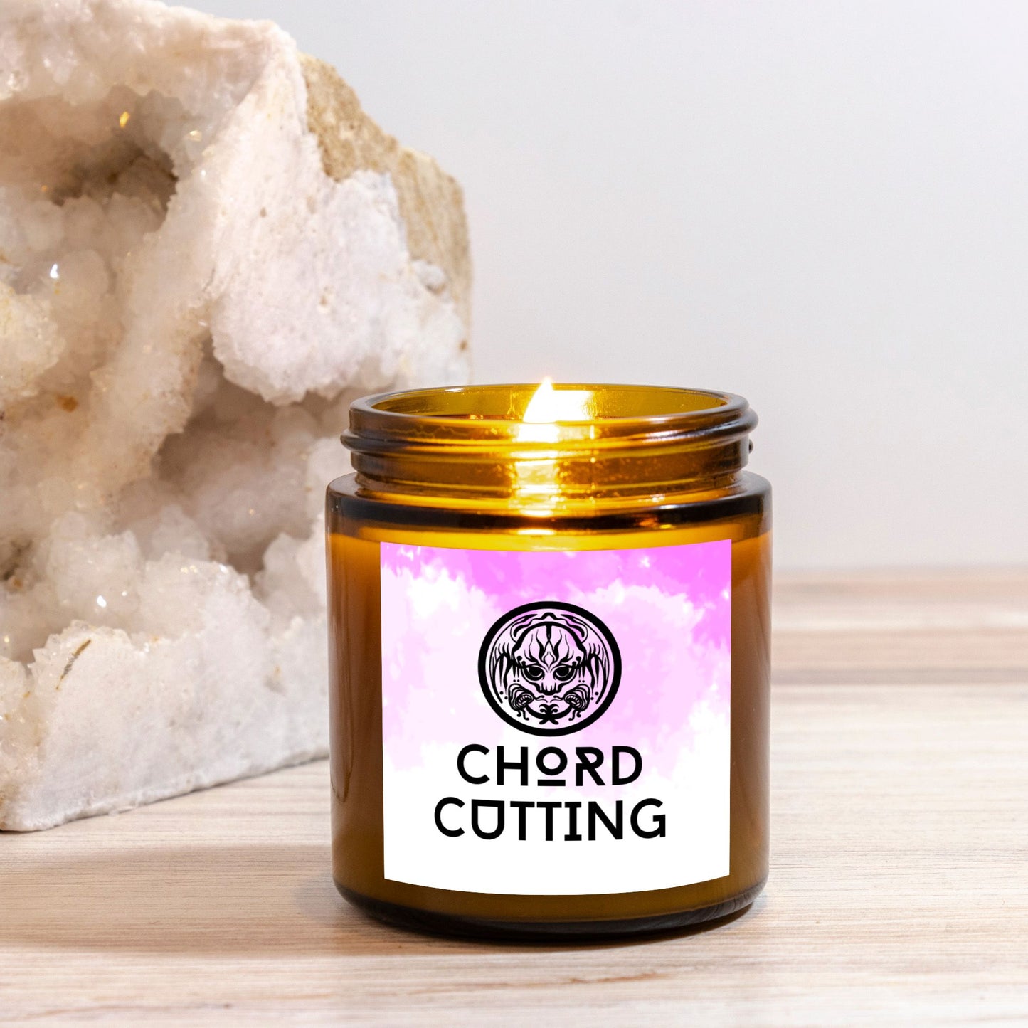 Chord Cutting - Spell Candle Amber Jar - 4oz