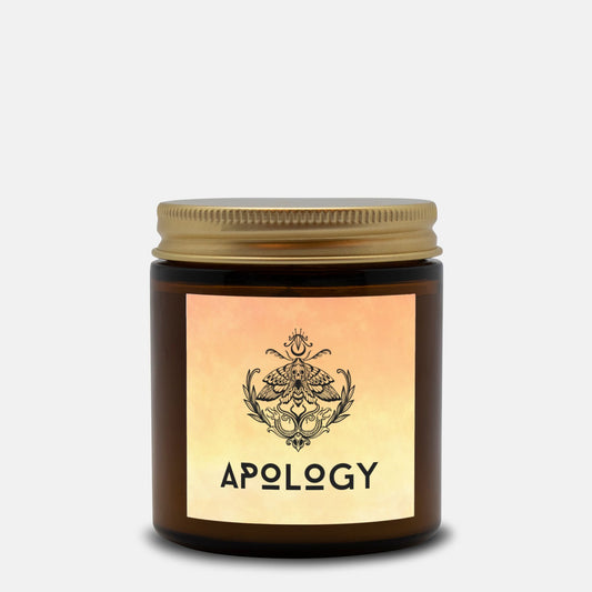 Apology - Spell Candle Amber Jar - 4oz